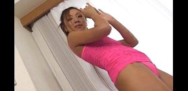  Erena Fujimori pretty Asian milf exposes twat for masturbation close up